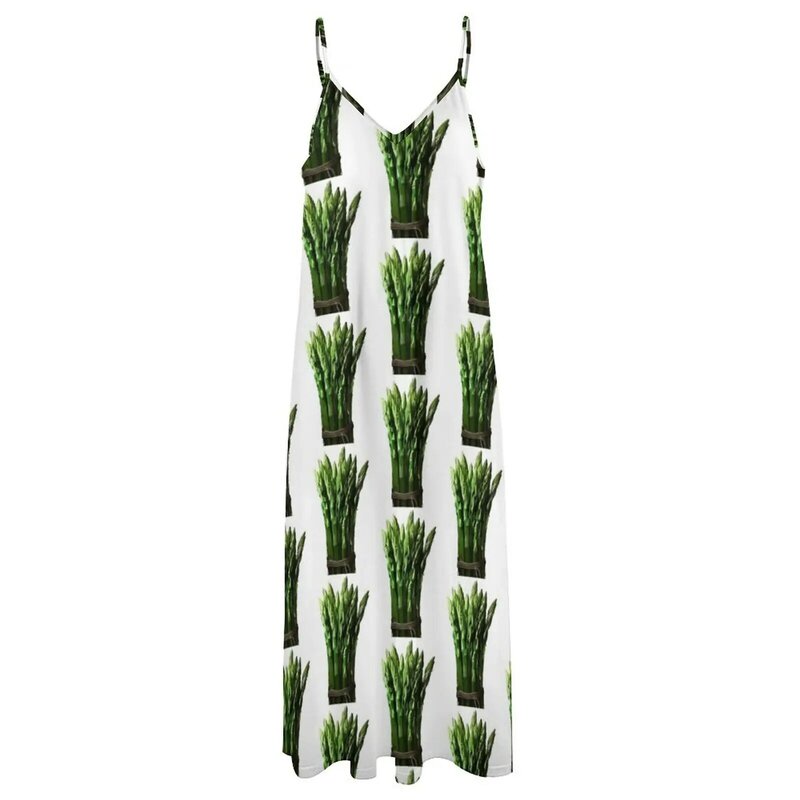Juicy gaun tanpa lengan asparagus gaun malam wanita, pakaian pantai untuk wanita