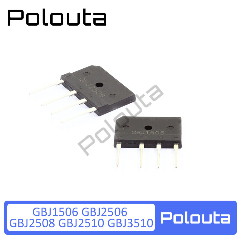 10 pçs/lote polouta gbj2508 gbj1506 gbj2506 gbj2510 gbj3510 placa de proteção do capacitor da ceia do fogão de indução retificador