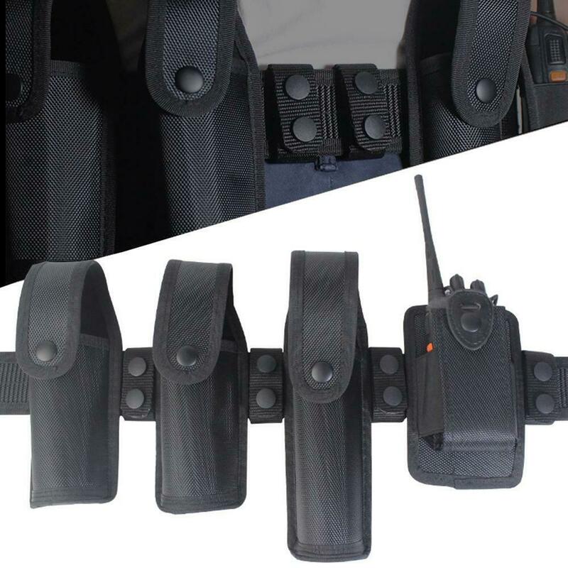 4Pcs Tactical Belt Buckle Heavy Duty Belt Keeper Portable Webbing Strap Military Molle Belt Equipment Accessories Outdoor Sports