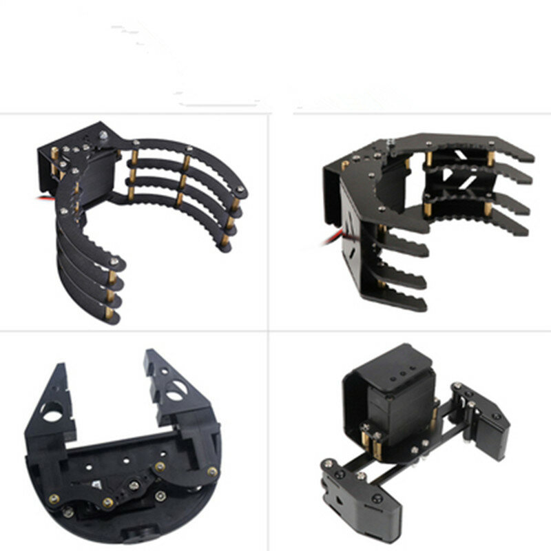 New Robot Clamp Gripper Servo Bracket Mount Mechanical Claw Arm Kit For Diy Toy For Arduino Compatible With Mg996,Mg995, DS3218