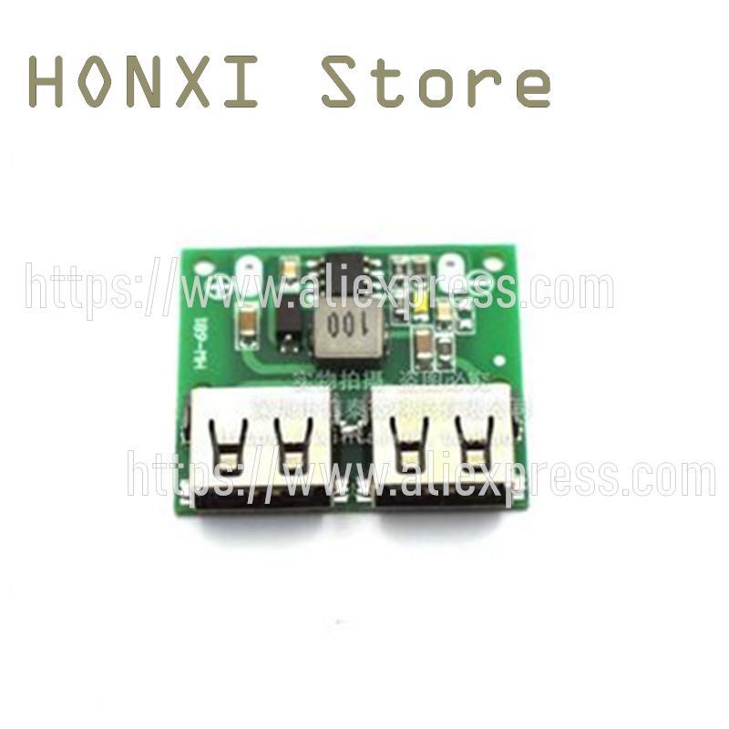 2PCS 9V 12V and 24V to 5V 3A double USB output DC-DC on-board step-down voltage battery module