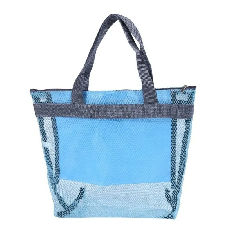 Женская сетчатая дорожная сумка для хранения душа, Женская косметическая сумка, Сетчатая Сумка для плавания, органайзер для туалетных принадлежностей, складная сумка для хранения