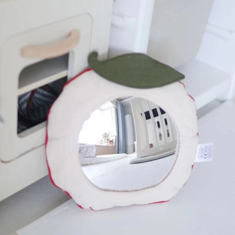 Cermin Kursi Belakang Portabel Cermin Bayi Kursi Pengaman Kaca Spion Sandaran Kepala Bayi Menghadap Belakang-Monitor
