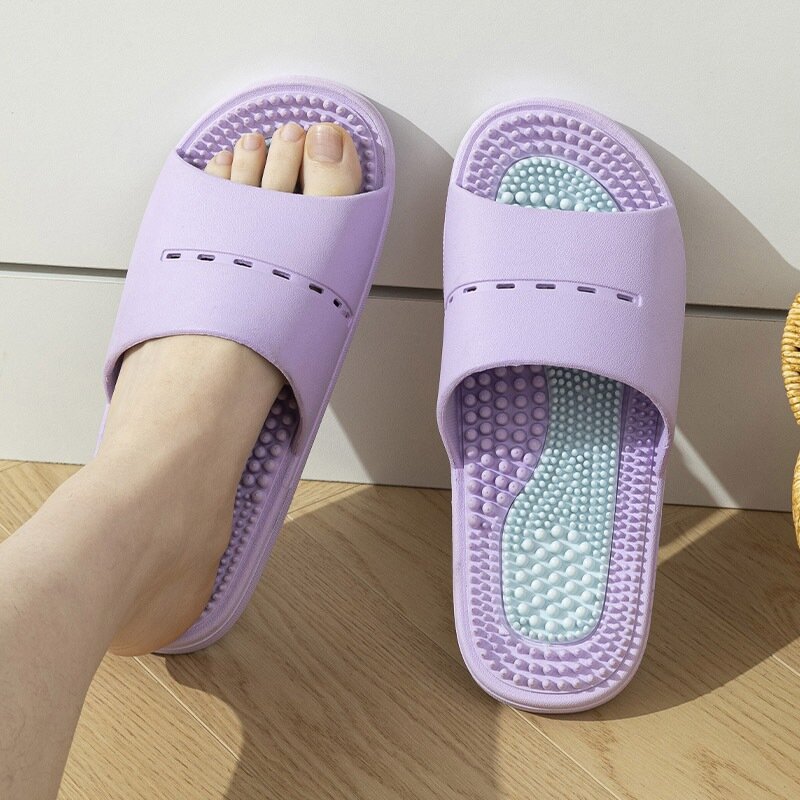 Home Slippers Men Women Message Slides Summer Beach Sandals Casual Flip Flops Indoor Outdoor Shoes Bedroom Bathroom Flats