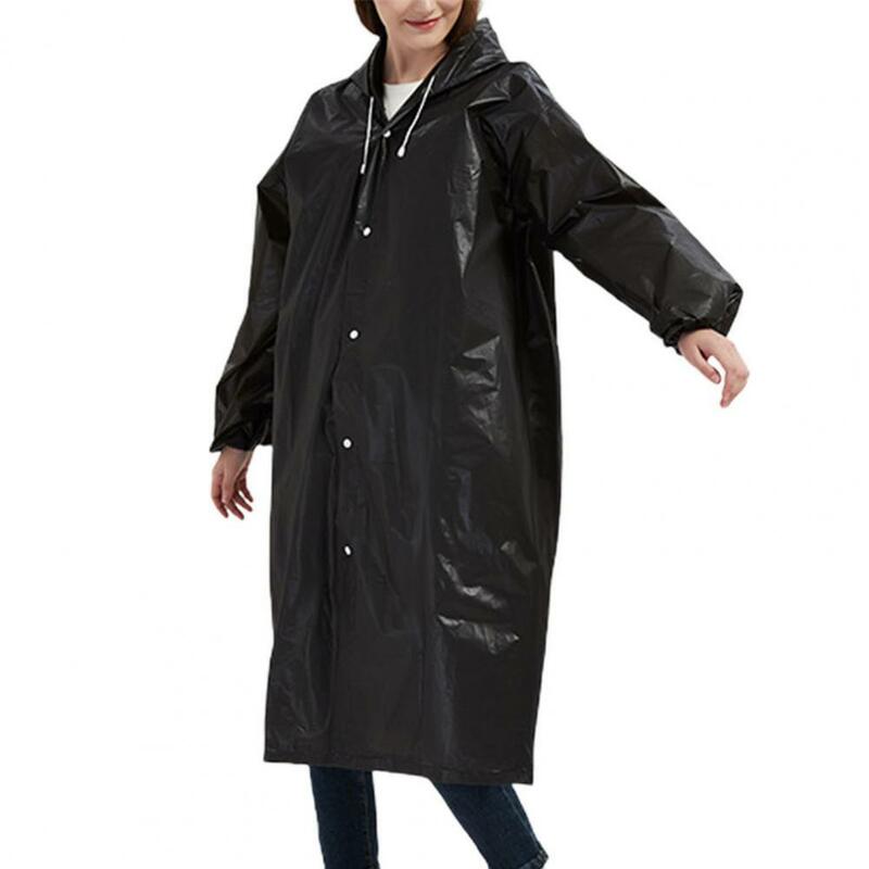 Chubasquero Unisex con capucha, chaqueta holgada de manga larga, no desechable, para día lluvioso, senderismo, viajes, pesca y escalada