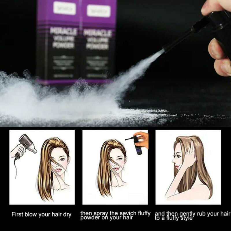 Sevich-Polvo de pelo esponjoso milagroso, capta el volumen del cabello, corte de pelo Unisex, modelado, Estilismo, desechable, secado rápido
