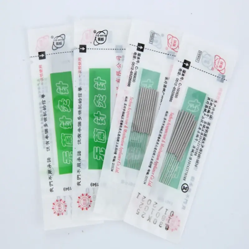 Huanqiu 살균 일회용 침술 바늘, 건강 바디 마사지, 구딘 튜브 CE 포함, 500 개