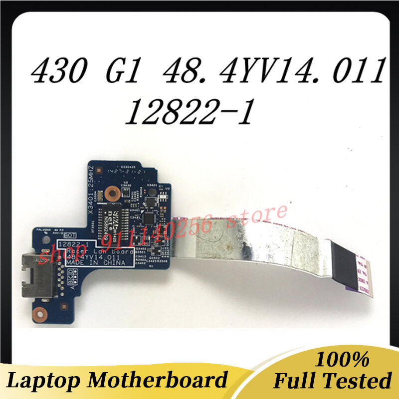48.4YV14.011 Free Shipping High Quality USB Audio Board For HP ProBook 430 G1 12822-1 100% Full Tested Working Well