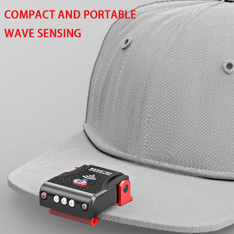 หมวกหลอดไฟ LED Induction ไฟหน้ากันน้ำ USB ชาร์จไฟ Super Bright หมวกหมวกแก๊ปใส่ตกปลาไฟหน้า