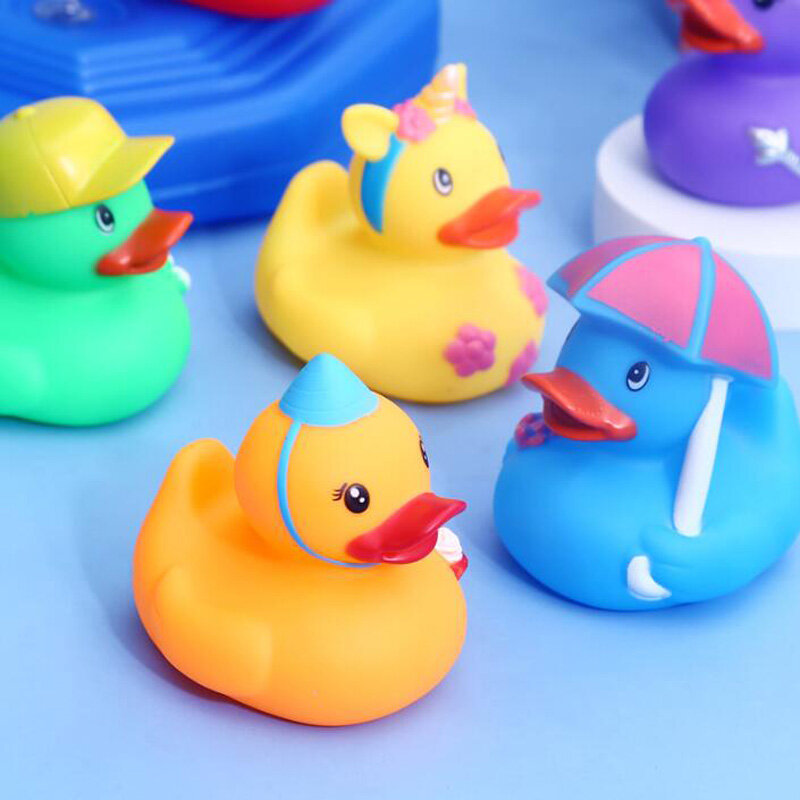 Rubber Duckies Brinquedo do banho para crianças, Criatividade, Rubber Duck, Presentes de aniversário, Baby Showers, Summer Beach and Pool Activity