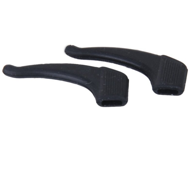 5 pares de gafas/gafas de sol/soporte de punta de bloqueo con gancho para la oreja --- negro