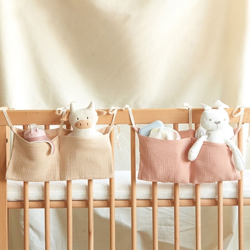 Tas Portabel untuk Tas Gantung Samping Tempat Tidur Tas Popok Bayi Aksesori Tempat Tidur Bayi