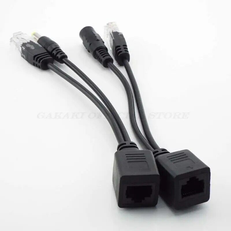 Poe Splitter Schalter Kabel adapter 12V Netzteil Poe Injektor Kit Kabel für Kamera CCTV 5.5*2,1mm