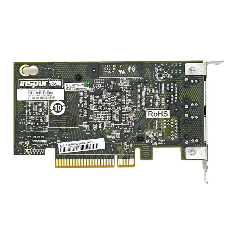 Dwuportowa karta Ethernet 10G 10G X540-T2 PCIE-X8 Dwuportowa karta sieciowa odpowiednia dla wielu systemów