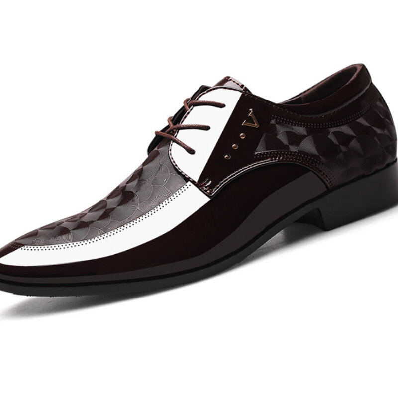 2024 New Leather Shoes for Men Business Dress Shoes Versatile Wedding Shoes Men Shoe Designer Loafers Men Zapatos Para Hombres