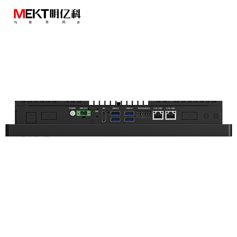شاشة لمس مقاومة للماء IP65 الكل في واحد زر تعتيم تصميم الأتمتة الصناعية X86 PC MEKT