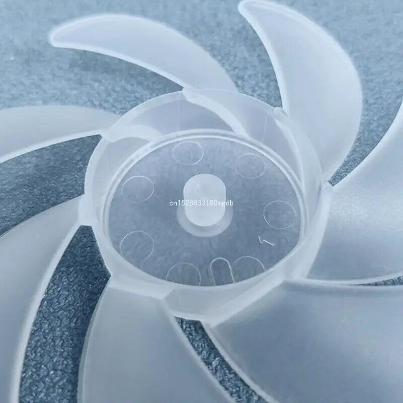 Lâmina ventilador plástico com 7 folhas, universal, ventilador doméstico, peça substituição, dropship