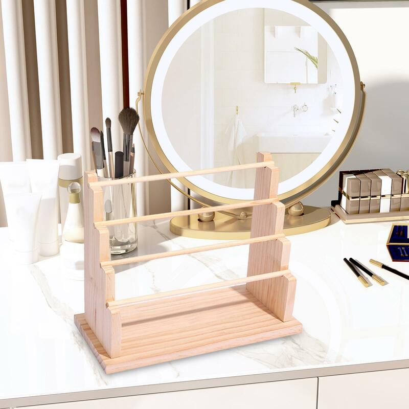 Display perhiasan berdiri Desktop kayu pemegang gelang gelang Organizer untuk rumah kantor ruang tamu toko perhiasan anting-anting