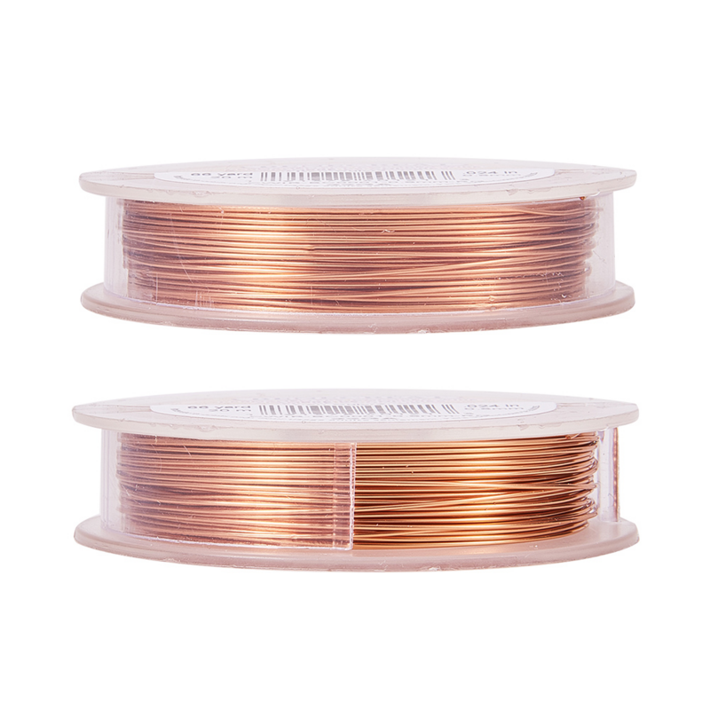 1Roll 0.15~1.0mm Craft Copper Wire Permanently Colored Wire for DIY Necklace Earring Jewelry Craft Bead Making