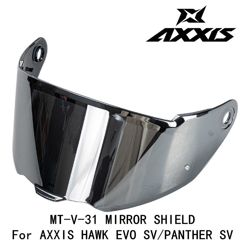 درع خوذة AxxIS لصقر إيفو ، زجاج بديل للخوذة ، درع ، ملحقات AXXIS الأصلية