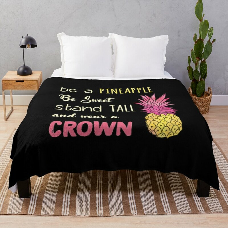 Couverture de lit décorative en forme d'ananas à la mode