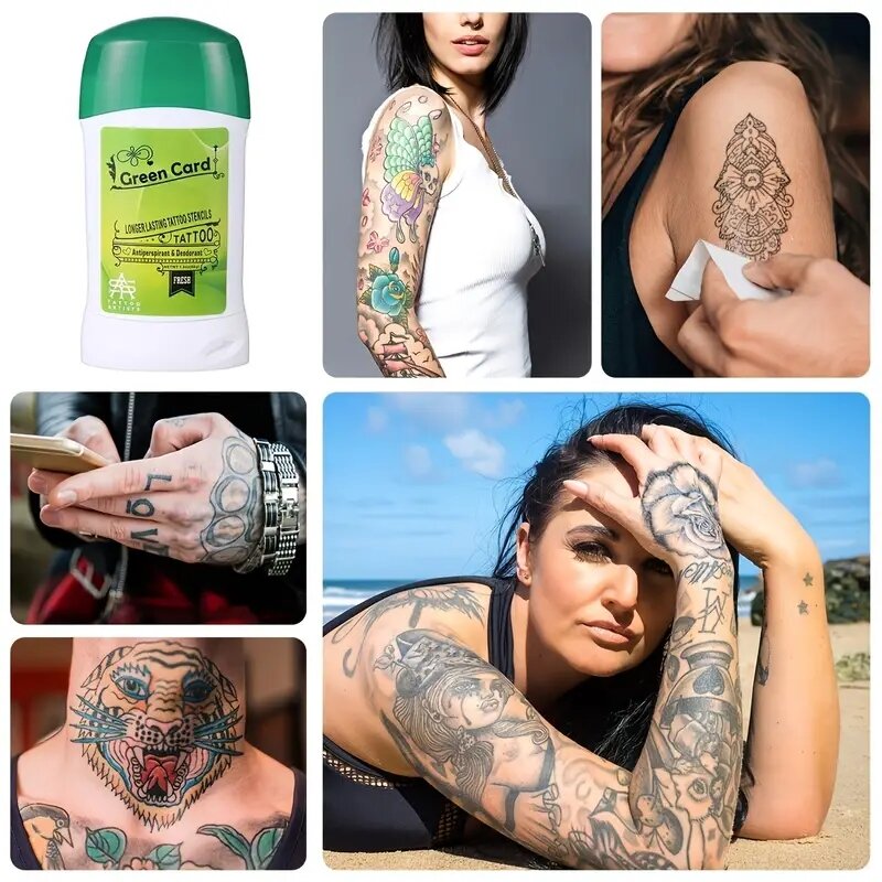 Crema de transferencia de tatuaje de 5 piezas, solución para la piel, suministros de plantilla de jabón profesional