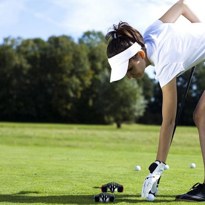 High Precision Golf Ball Marker, linha de bola ferramenta marcador, 360 graus triplo, 3 linhas, 1 pc