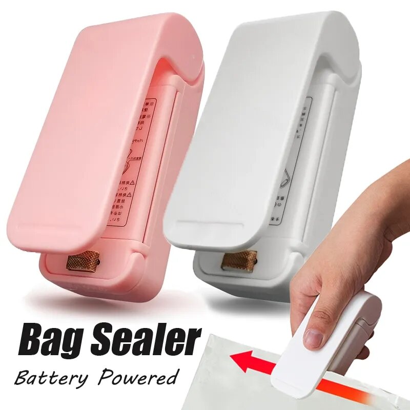 Draagbare Mini Heat Bag Sealmachine Magnetische Pakket Sealer Tas Voor Opslag Plastic Voor Voedsel Snack Groenten Keuken Gadgets