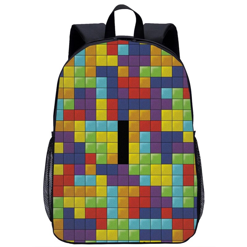 Mochila con estampado 3D de Game Cube para estudiantes, bolsa escolar para niños, bolsa de libros para adolescentes, mochilas casuales diarias, bolsas de almacenamiento