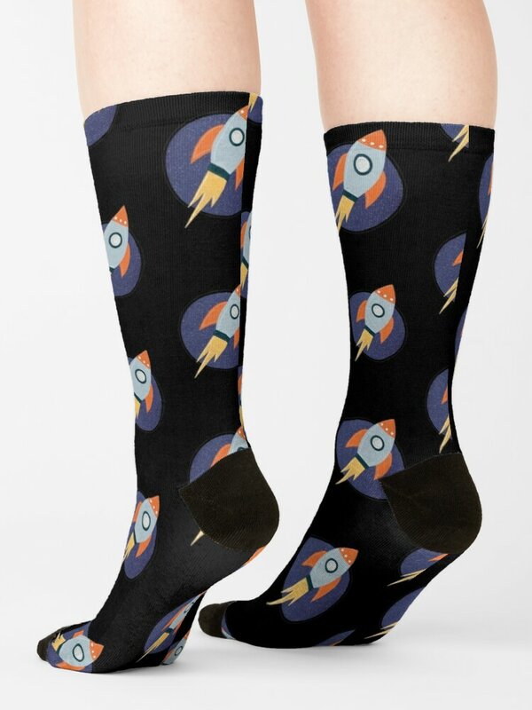Space rocket Socks Men Socks