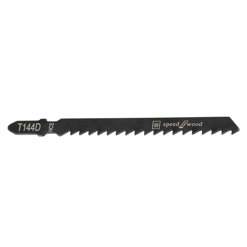 10 buah pisau gergaji Jig HCS T144D untuk papan kecepatan tinggi/plastik/kayu pisau baja karbon tinggi aksesori alat listrik