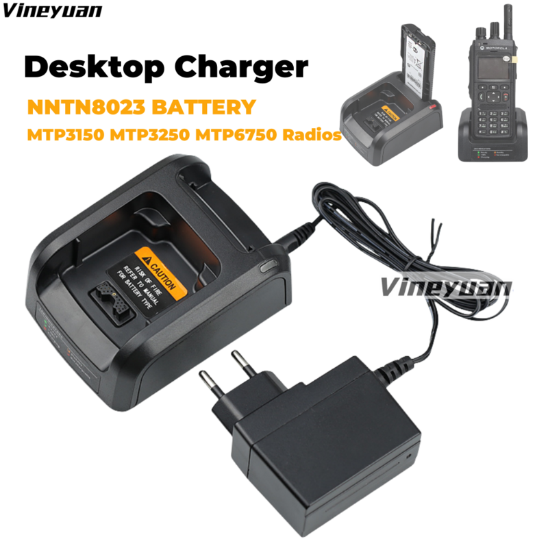 NNTN8234A-Chargeur intelligent pour Motorola, batterie Walperforated Talkies, chargeur de bureau, MTP3150, MTP3200, MTP3250, MTP3500, MTP6750, NNTN8023A