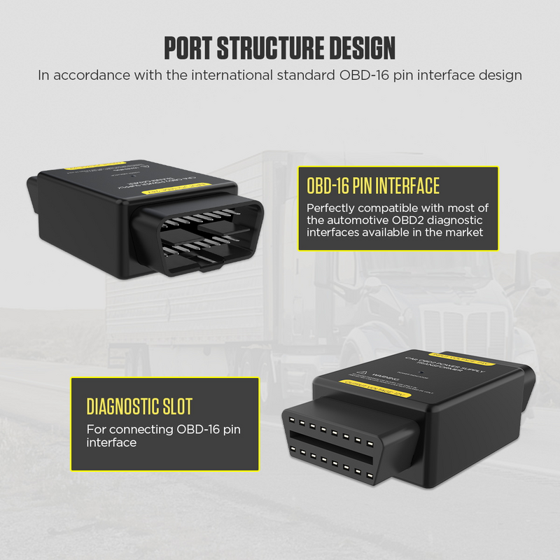 AUTOOL OBD Power 24V to 12V Adapter Input Voltage Output Voltage Connector