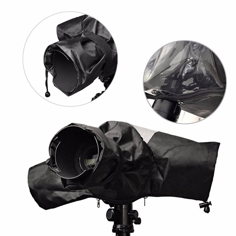 Professional กล้อง Rain Cover สำหรับ Canon Nikon Sony DSLR และ Mirrorless กล้องอุปกรณ์เสริมสำหรับถ่ายภาพ Rain Gear