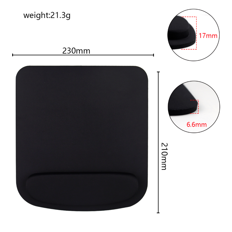 Computer Game Mouse Pad Environmental Eva Ergonomic Mousepad Wrist Pad Solid Color Comfortable Mouse Mats For Office Accessories