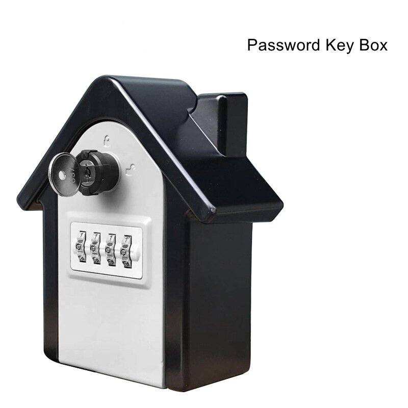 다기능 키 암호 조합 키 보관함, 벽걸이 형 집 안전 야외 상자, 암호 잊기