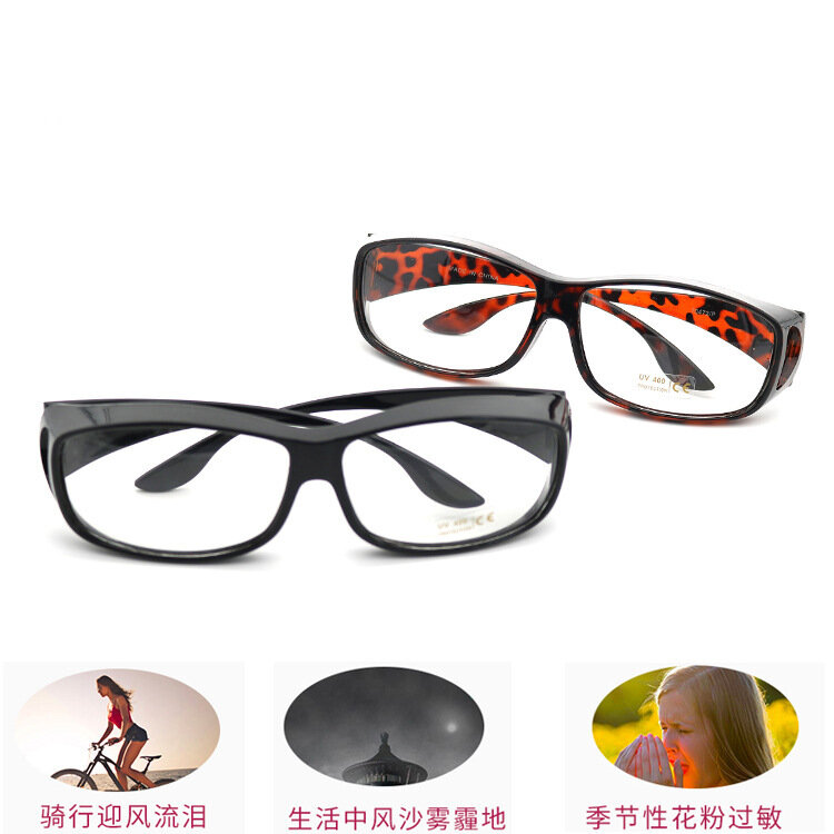 Kacamata pelindung serbuk sari, kacamata perlindungan UV polos perlindungan keamanan debu