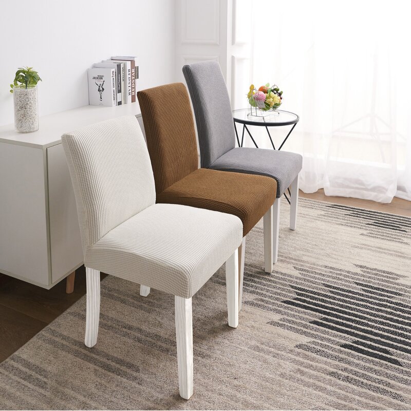 Elastyczny pokrowiec na krzesło Uniwersalny rozmiar Tani pokrowiec na krzesło Duży elastyczny pokrowiec na krzesła do salonu Pokrowce na krzesła do jadalni w domu