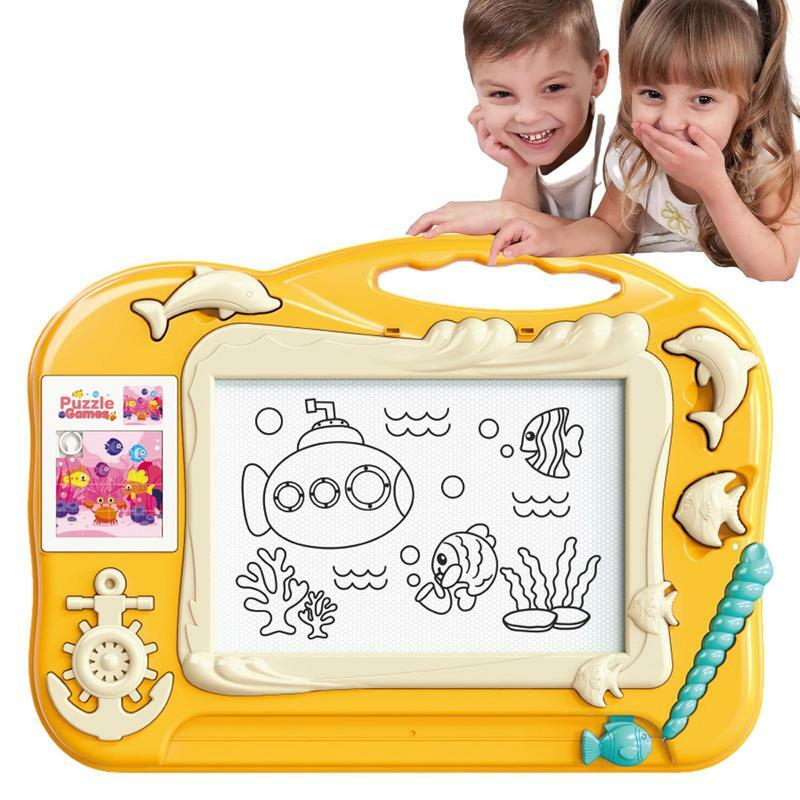 Lavagna magnetica per bambini che scrivono pittura cancellabile schizzo Pad sicuro apprendimento educativo pittura Pad schizzo Pad per