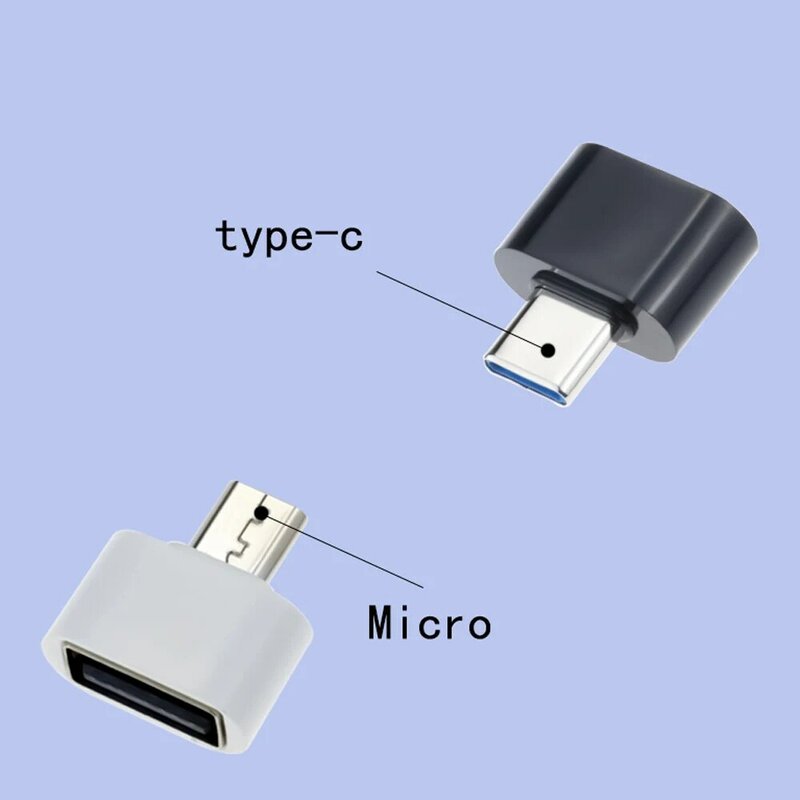 1/2/5/10/20 PCS New Universal Type-C to USB 2.0 OTG Adapter Connector for Mobile Phone USB2.0 Type C OTG Cable Adapter
