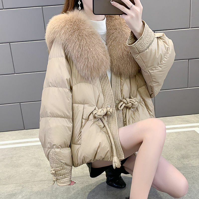 2023 New Women Down Jacket Winter Coat Female Imitation Fur Coat Loose Large Size Parkas  Loose Outwear Thick Warm Outcoat