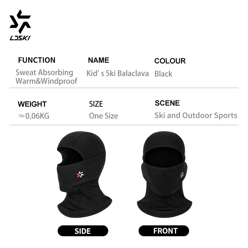 LDSKI maska narciarska kobiety mężczyźni pełna twarz pokrywa wiatroszczelna oddychająca termiczna zima śnieg kaptur tkanina LYCRA kominiarka kask liniowej kapelusz