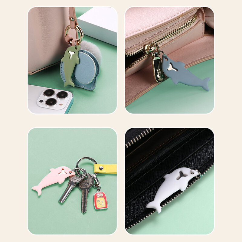 Dolphin Shape Anti Lost Sim Card Pin Needle Tray for iPhone Mi Samsung Universal SD Sim Card Remover Card Eject Tool Keyring New