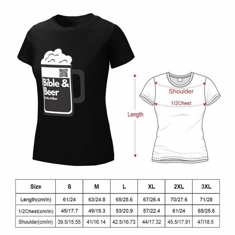 Bijbel En Bier T-Shirt Vrouwelijke Kleding Dierenprint Shirt Voor Meisjes Hippie Kleding T-Shirt Jurk Voor Vrouwen Plus Size