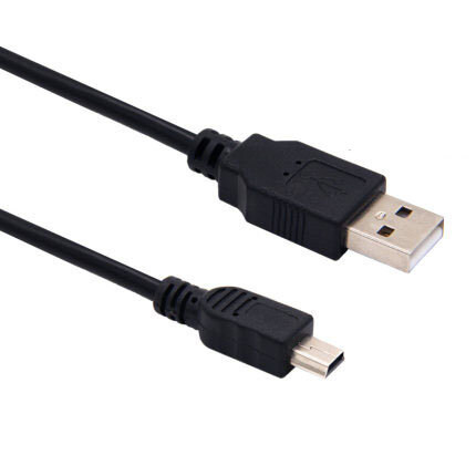 USB 2.0 Laki-laki Ke USB Mini Atas Bawah Kiri Kanan Siku 90 Derajat Kabel 0.25M 0.5M 1.8M 3M 5M Untuk Kamera MP4 Tablet