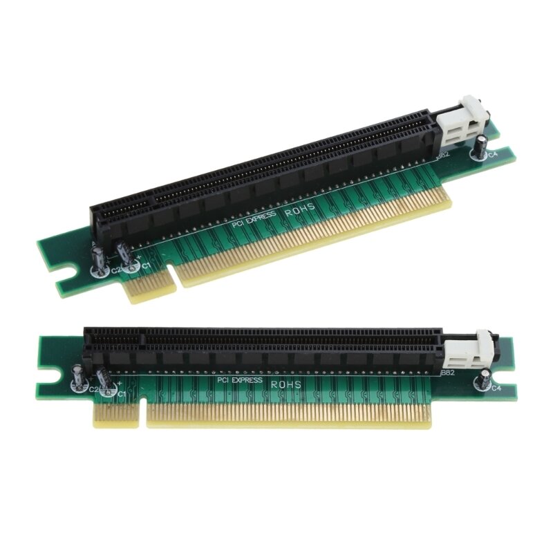 Placa extensora PCIExpress 16X 90 graus para chassi especial servidor computador 1U