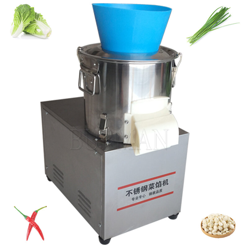 Mesin penggiling daging pemotong Melon cepat Multifungsi Granulator sayuran makanan elektrik pencincang kubis komersial