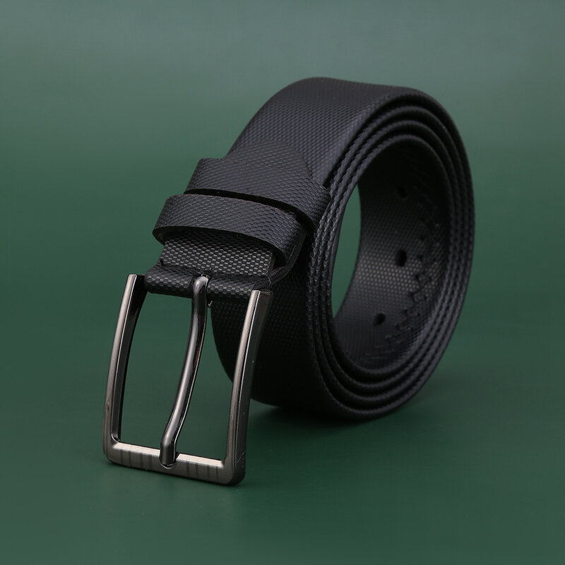 New Women Fashion Leather Belt Buckle Belts Women and men Waist Belt Thin Black Buckle Leather Belt J08