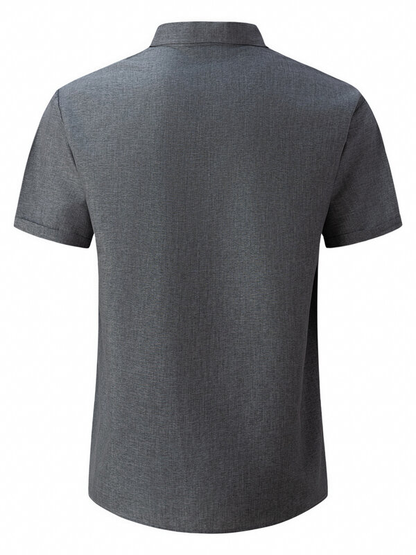 Camisa holgada informal de lino y algodón para hombre, cárdigan de manga corta con solapa y teñido anudado, talla grande, novedad de verano, 2024