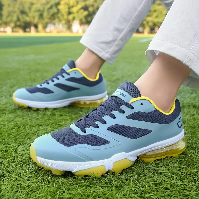 Men Professional Golf Shoes Spikes Anti Slip Golfers Sneakers Comfortable Walking Footwears
